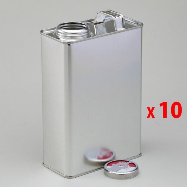 画像1:  1ℓ角缶手つき(10個入） (1)